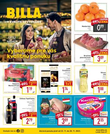 Leták Billa - 22.11.2023 - 28.11.2023.