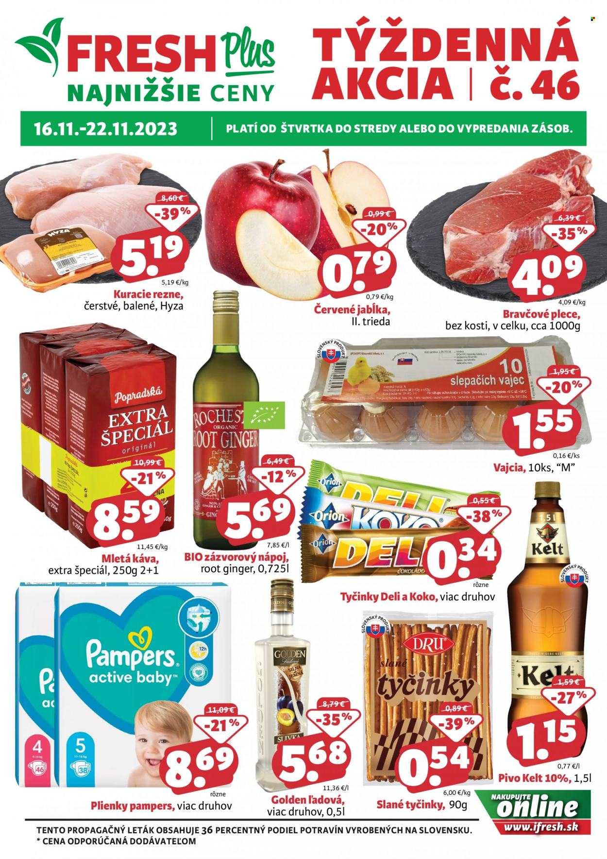 Leták FRESH - 16.11.2023 - 22.11.2023. Strana 1