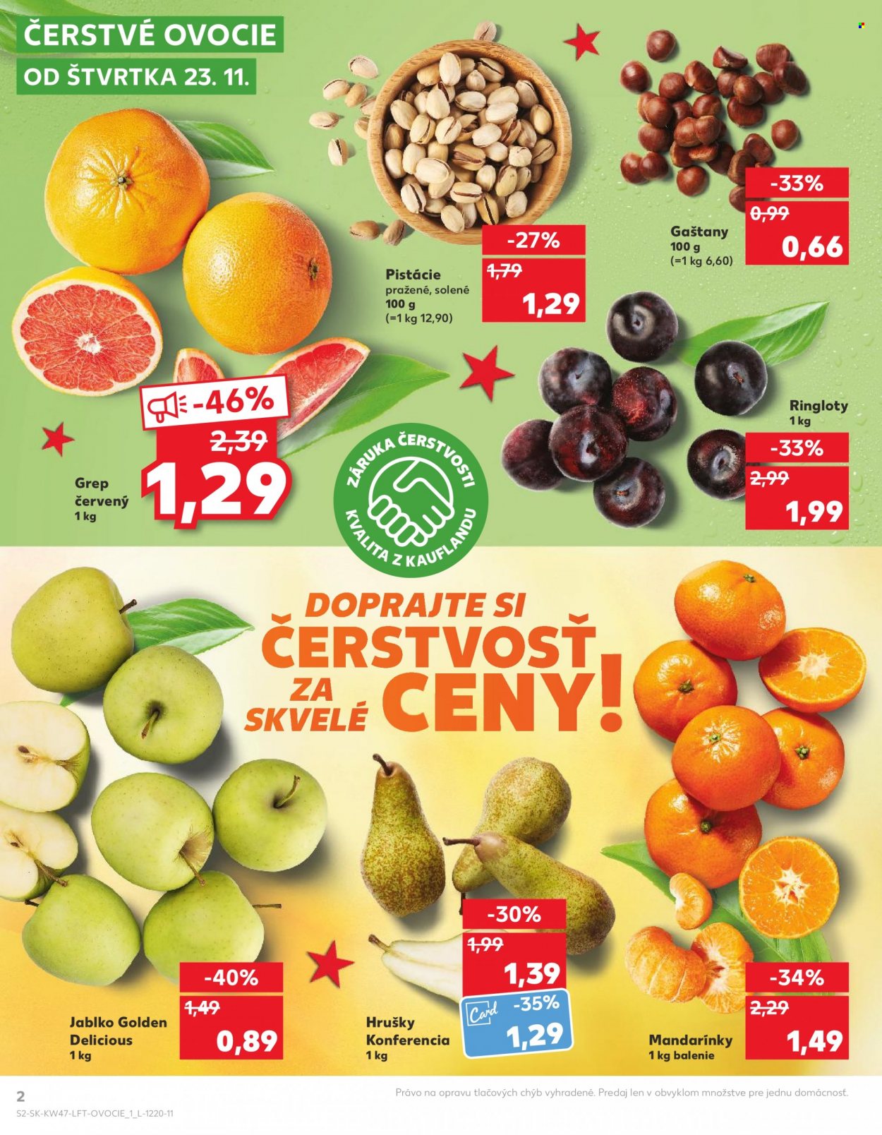 Leták Kaufland - 23.11.2023 - 29.11.2023. Strana 2
