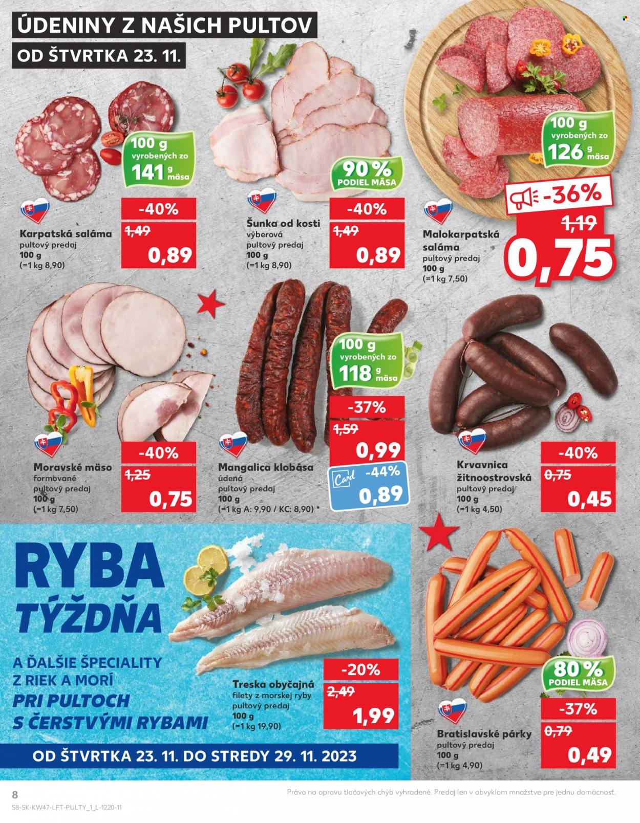 Leták Kaufland - 23.11.2023 - 29.11.2023. Strana 8