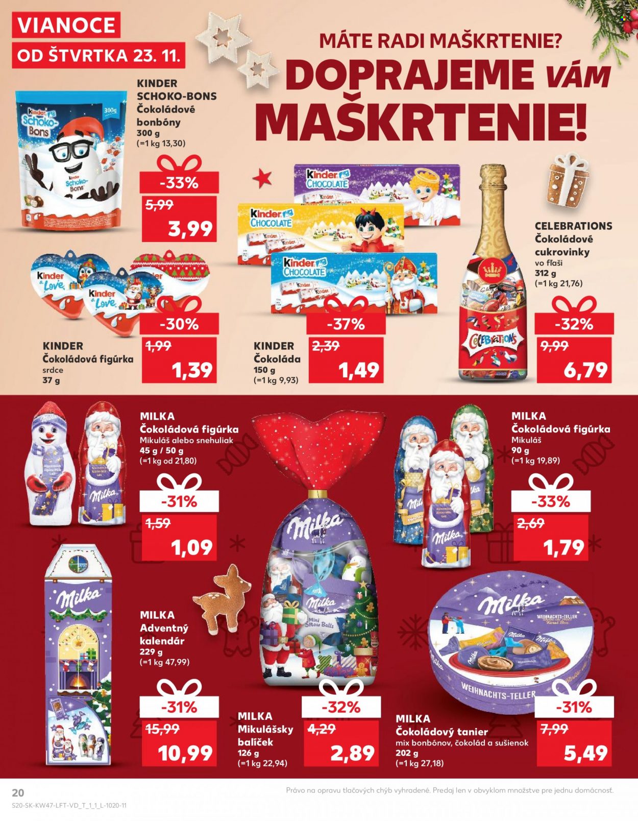Leták Kaufland - 23.11.2023 - 29.11.2023. Strana 20