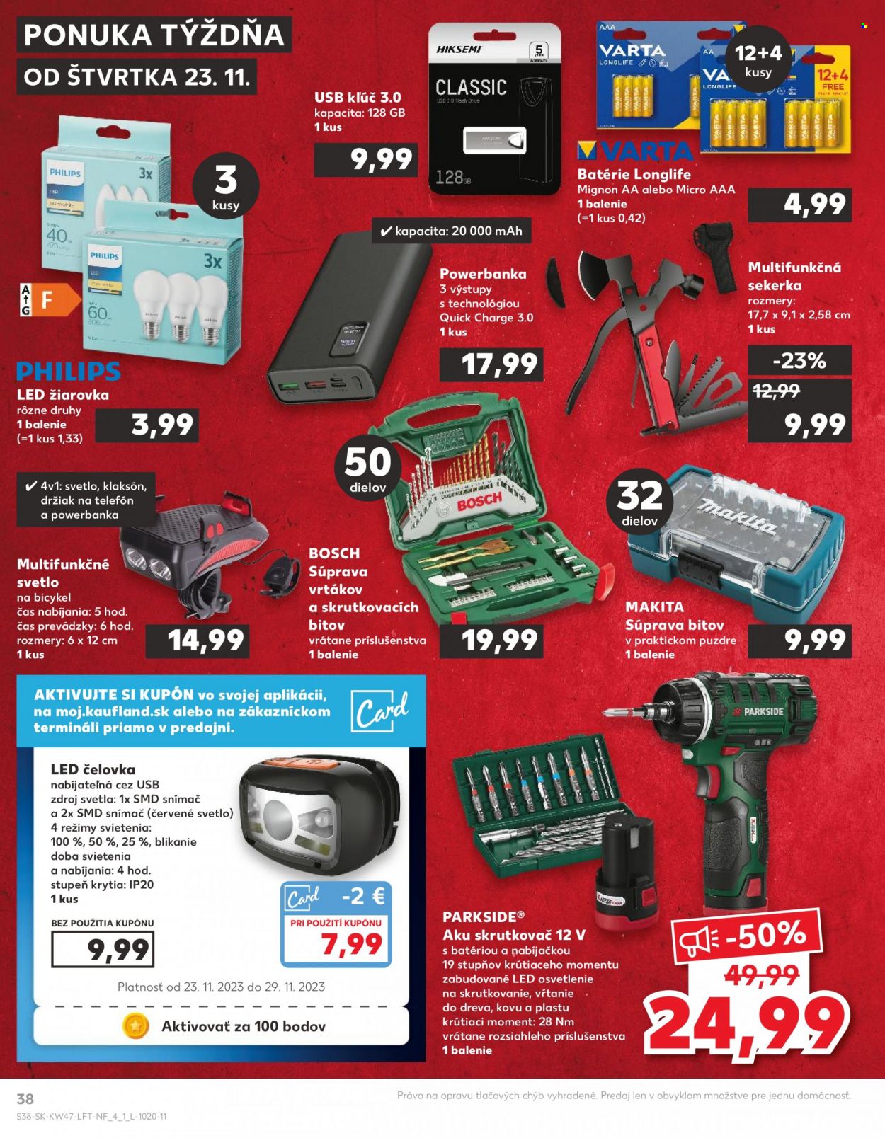 Leták Kaufland - 23.11.2023 - 29.11.2023. Strana 38