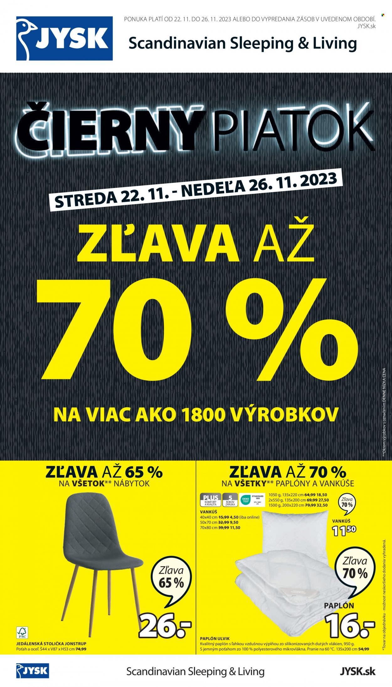 Leták JYSK. Strana 2