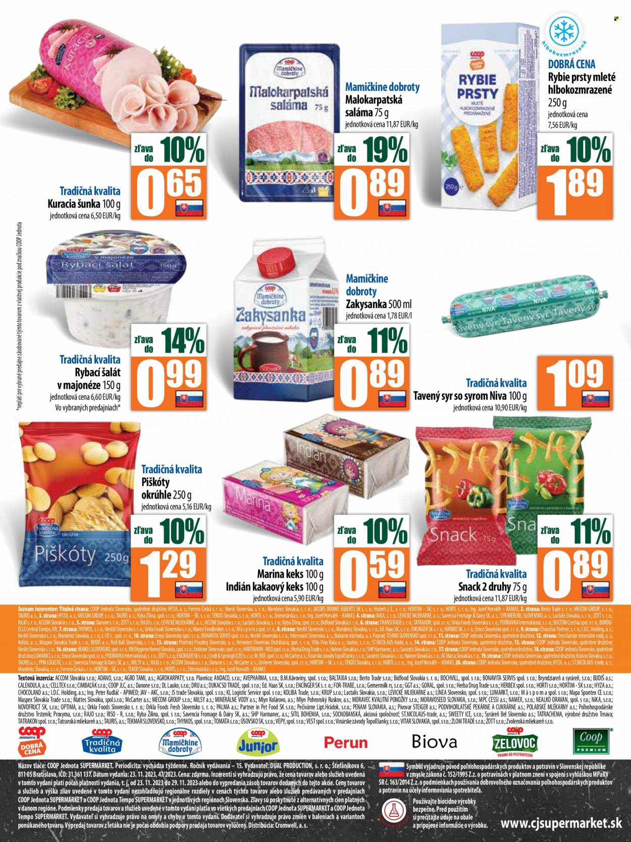 Leták COOP Jednota - 23.11.2023 - 29.11.2023. Strana 14