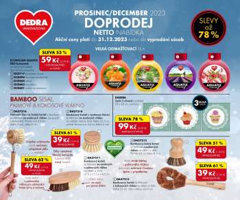 Leták Dedra - 1.12.2023 - 31.12.2023.