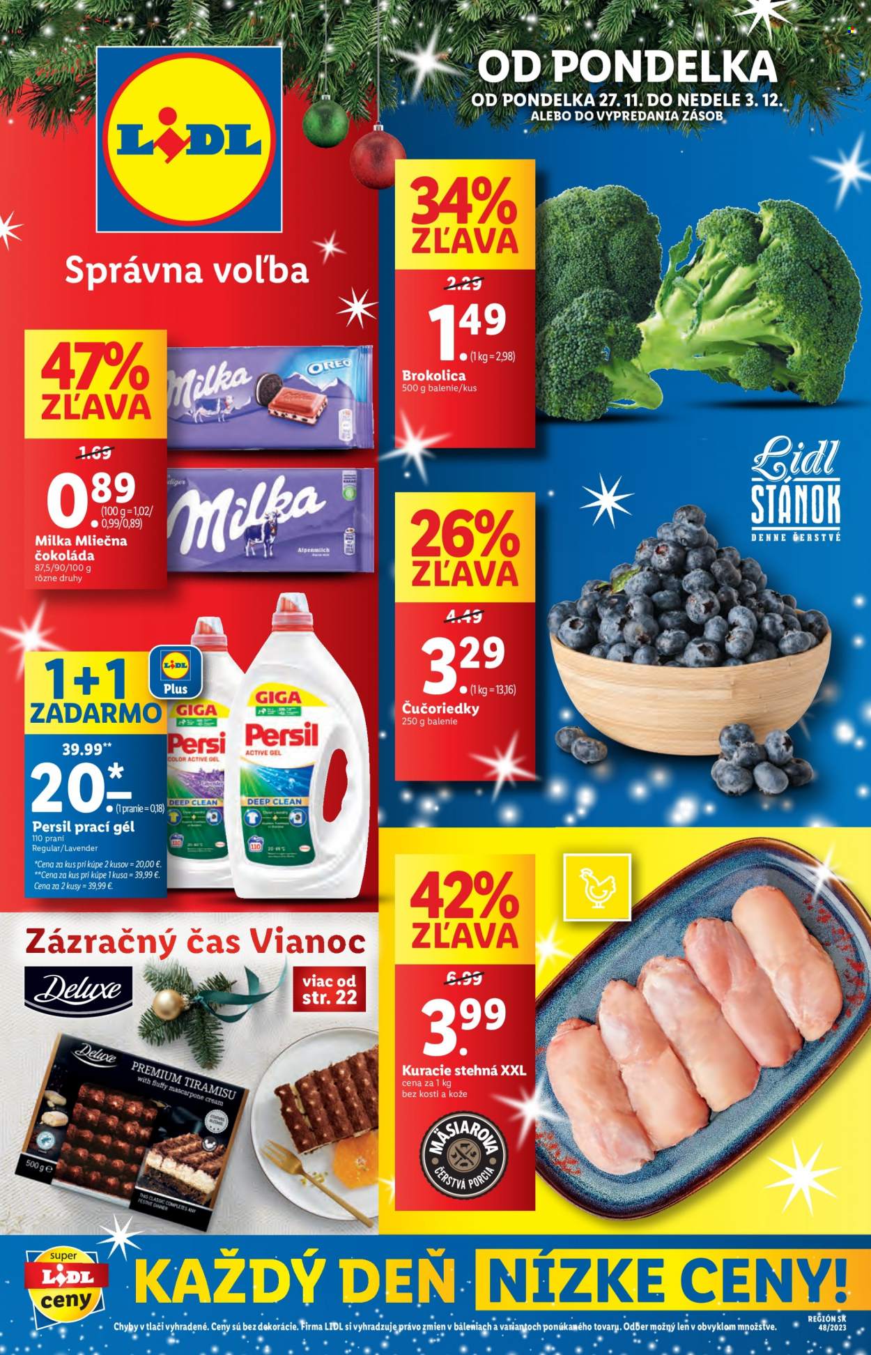 Leták Lidl - 27.11.2023 - 3.12.2023. Strana 1