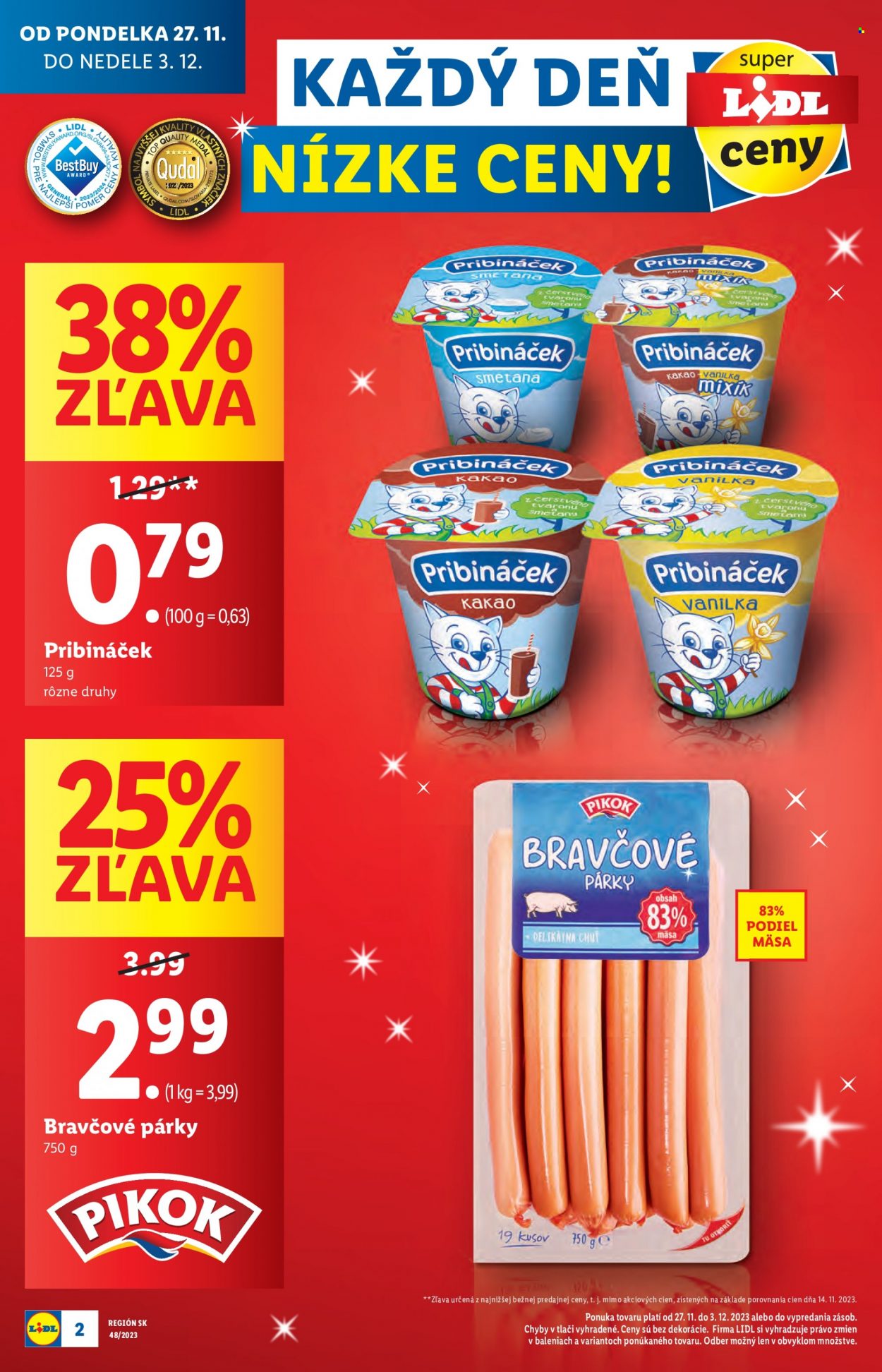 Leták Lidl - 27.11.2023 - 3.12.2023. Strana 3
