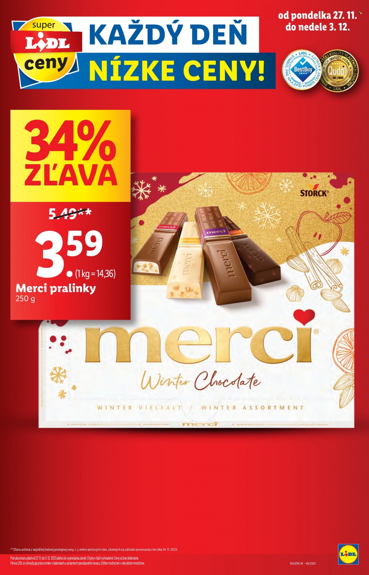 Leták Lidl - 27.11.2023 - 3.12.2023. Strana 7