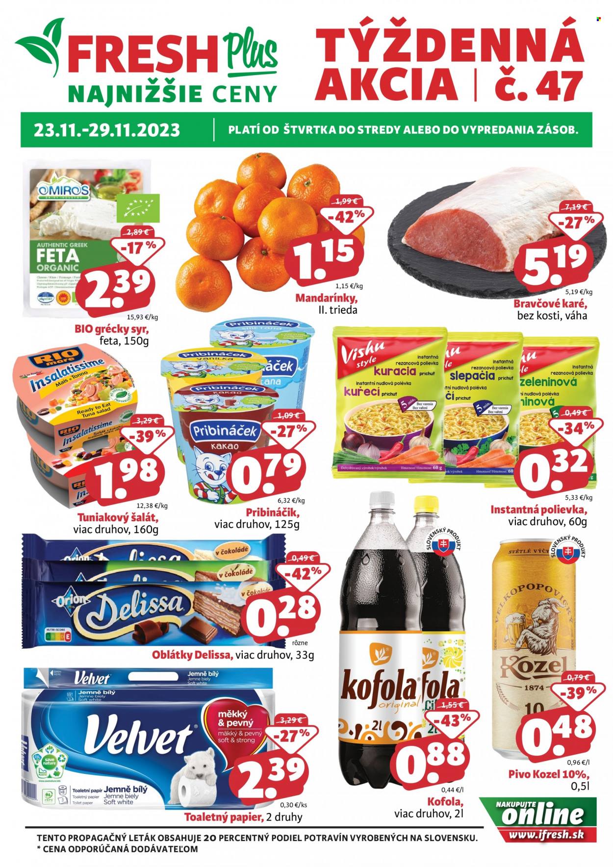 Leták FRESH - 23.11.2023 - 29.11.2023. Strana 1