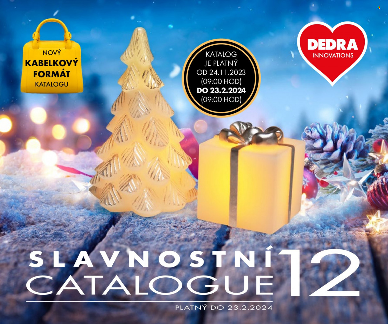 Leták Dedra - 24.11.2023 - 23.2.2024. Strana 1
