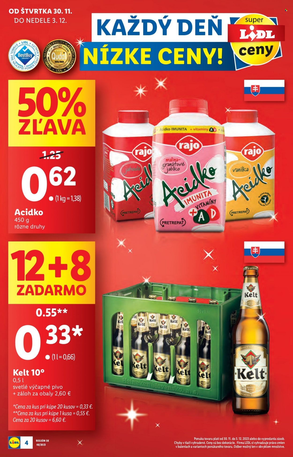 Leták Lidl - 30.11.2023 - 3.12.2023. Strana 4