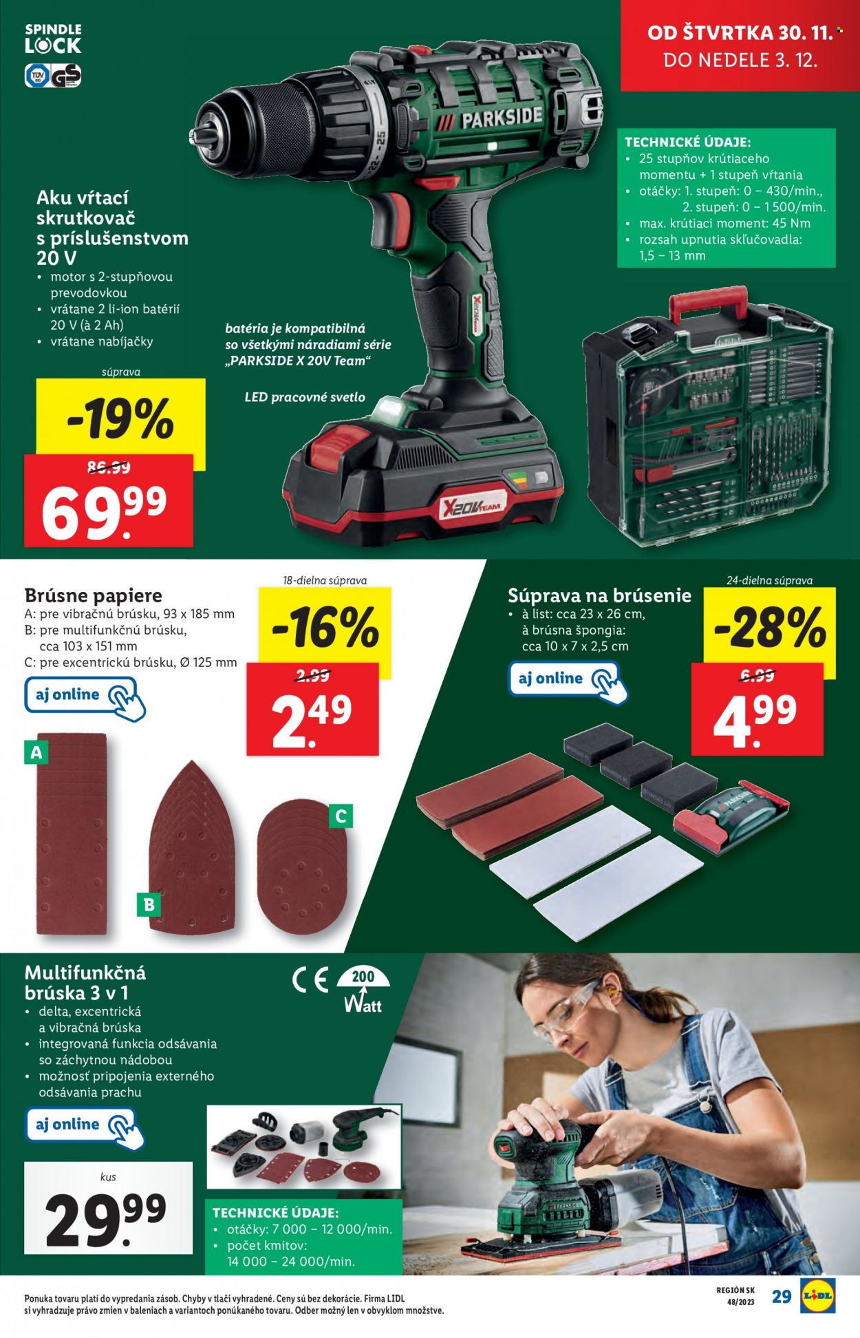 Leták Lidl - 30.11.2023 - 3.12.2023. Strana 34