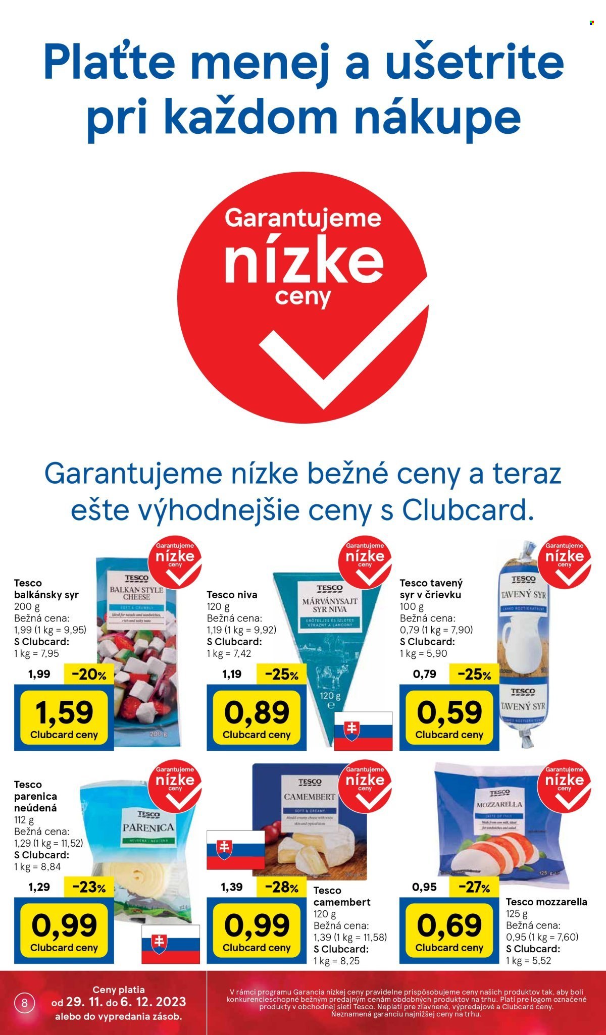 Leták TESCO - 29.11.2023 - 6.12.2023. Strana 8