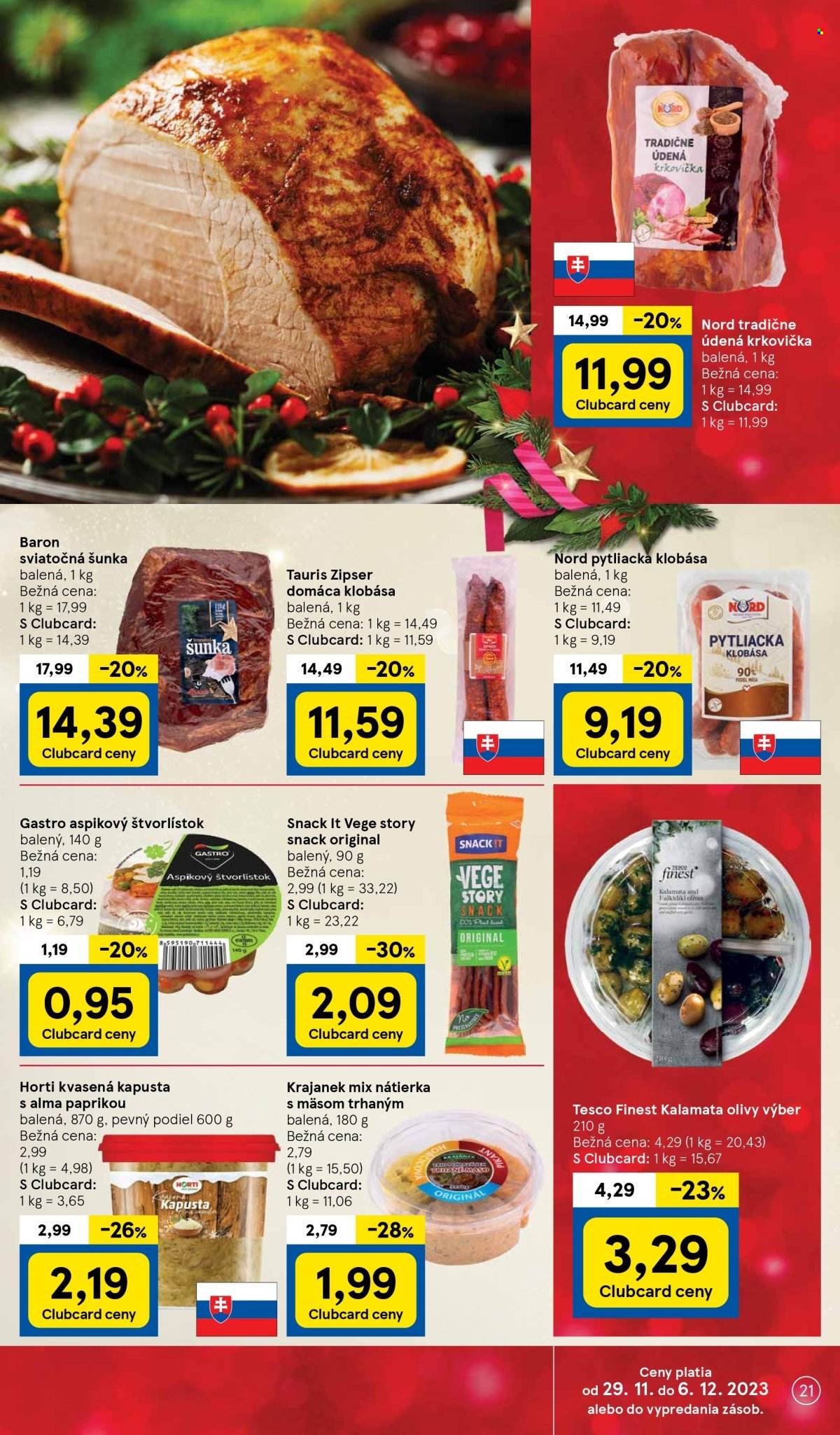 Leták TESCO - 29.11.2023 - 6.12.2023. Strana 21
