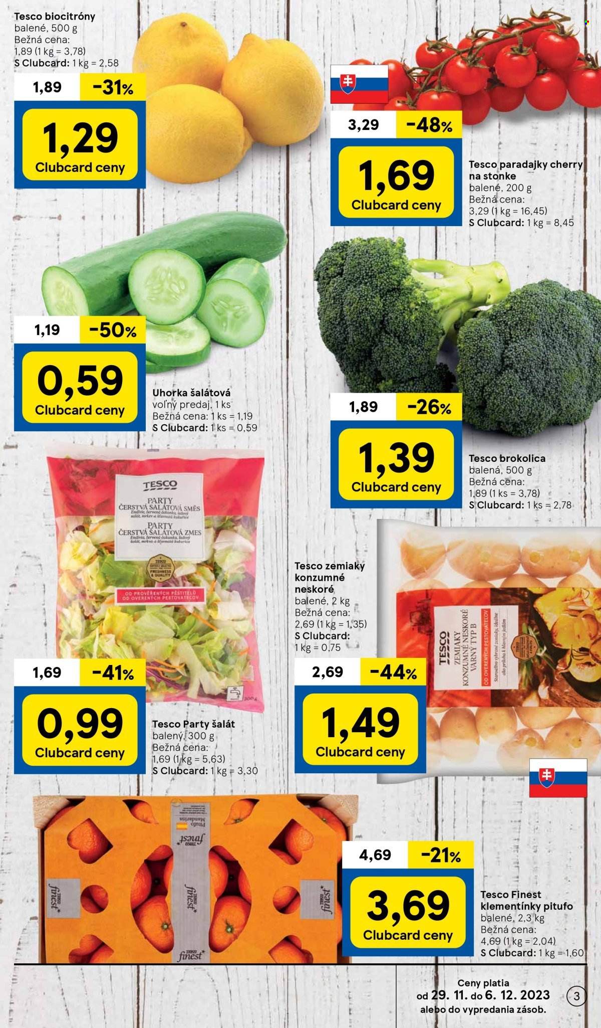 Leták TESCO supermarket - 29.11.2023 - 6.12.2023. Strana 3