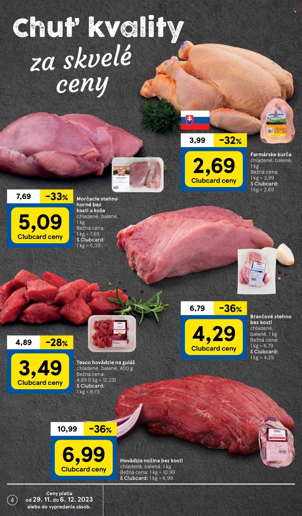 Leták TESCO supermarket - 29.11.2023 - 6.12.2023. Strana 4