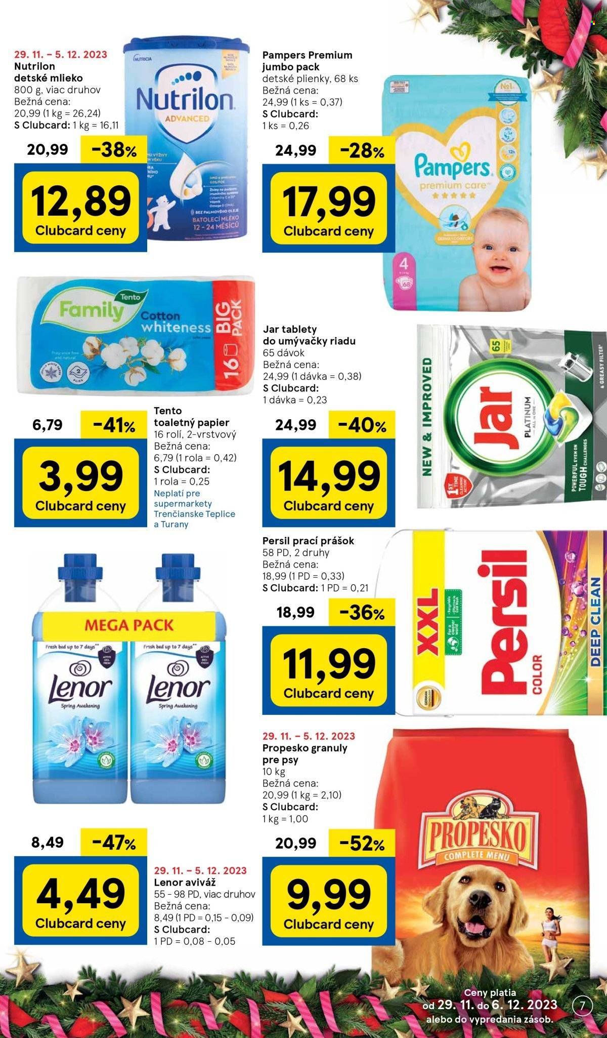Leták TESCO supermarket - 29.11.2023 - 6.12.2023. Strana 7