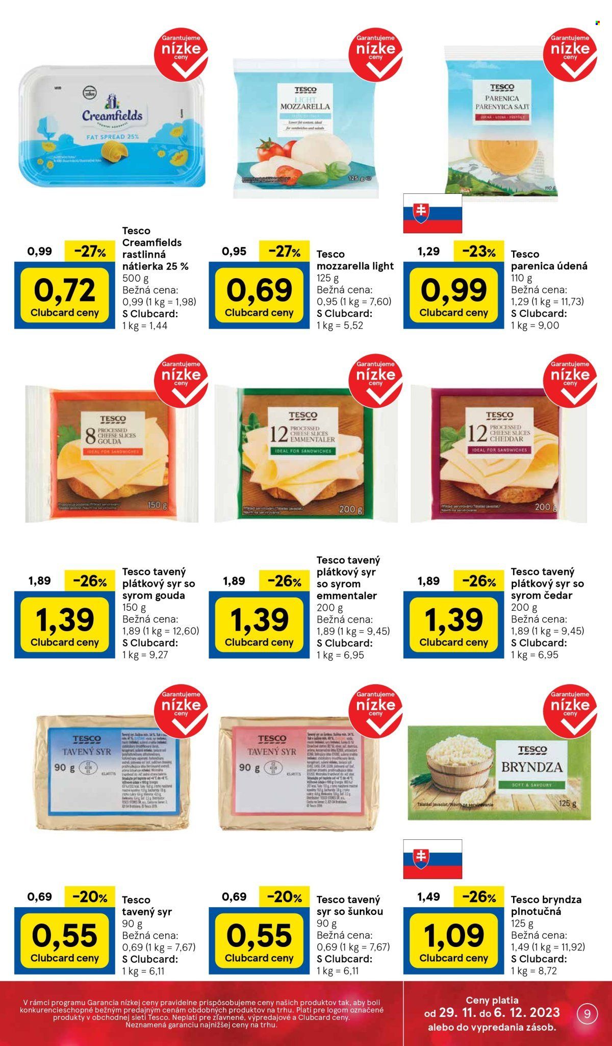 Leták TESCO supermarket - 29.11.2023 - 6.12.2023. Strana 9