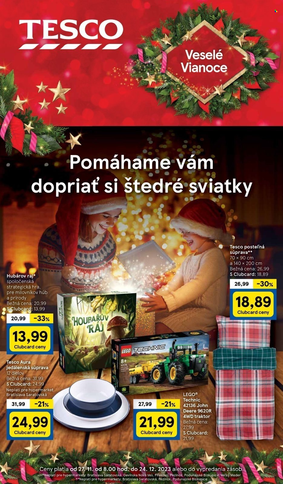 Leták TESCO hypermarket - 27.11.2023 - 24.12.2023. Strana 1