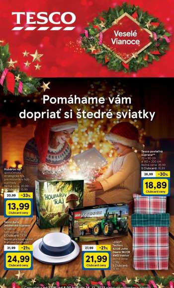 Leták TESCO hypermarket - 27.11.2023 - 24.12.2023.
