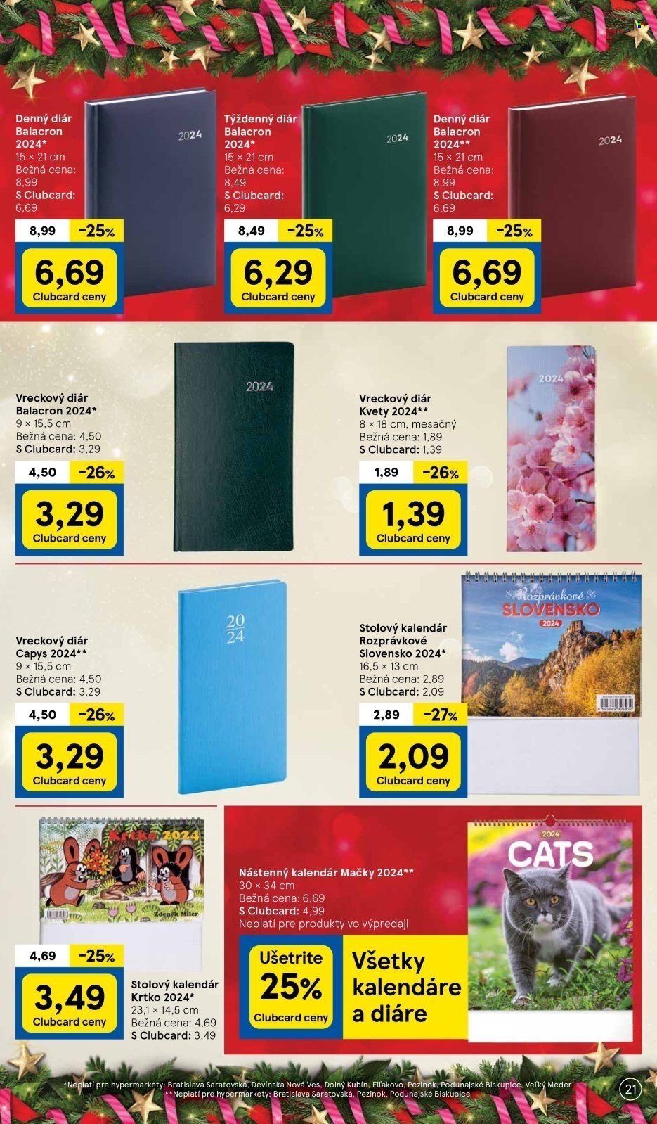 Leták TESCO hypermarket - 27.11.2023 - 24.12.2023. Strana 21
