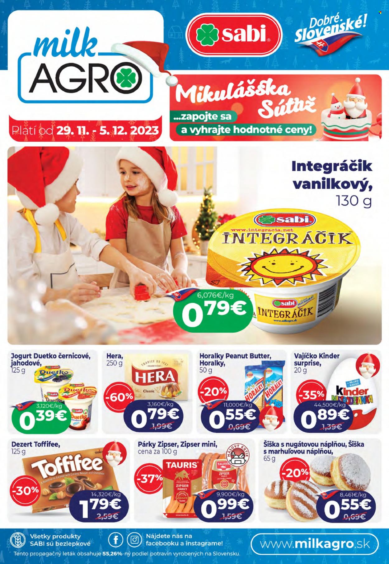 Leták Milk AGRO - 29.11.2023 - 5.12.2023. Strana 1