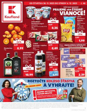 Leták Kaufland - 30.11.2023 - 6.12.2023.