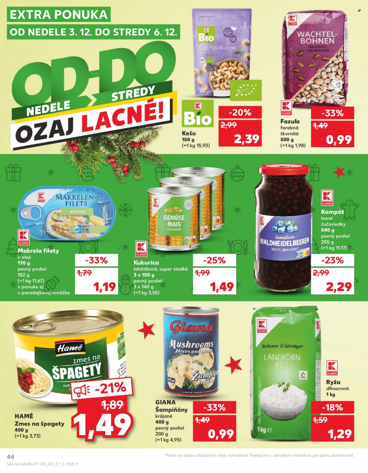 Leták Kaufland - 30.11.2023 - 6.12.2023. Strana 44
