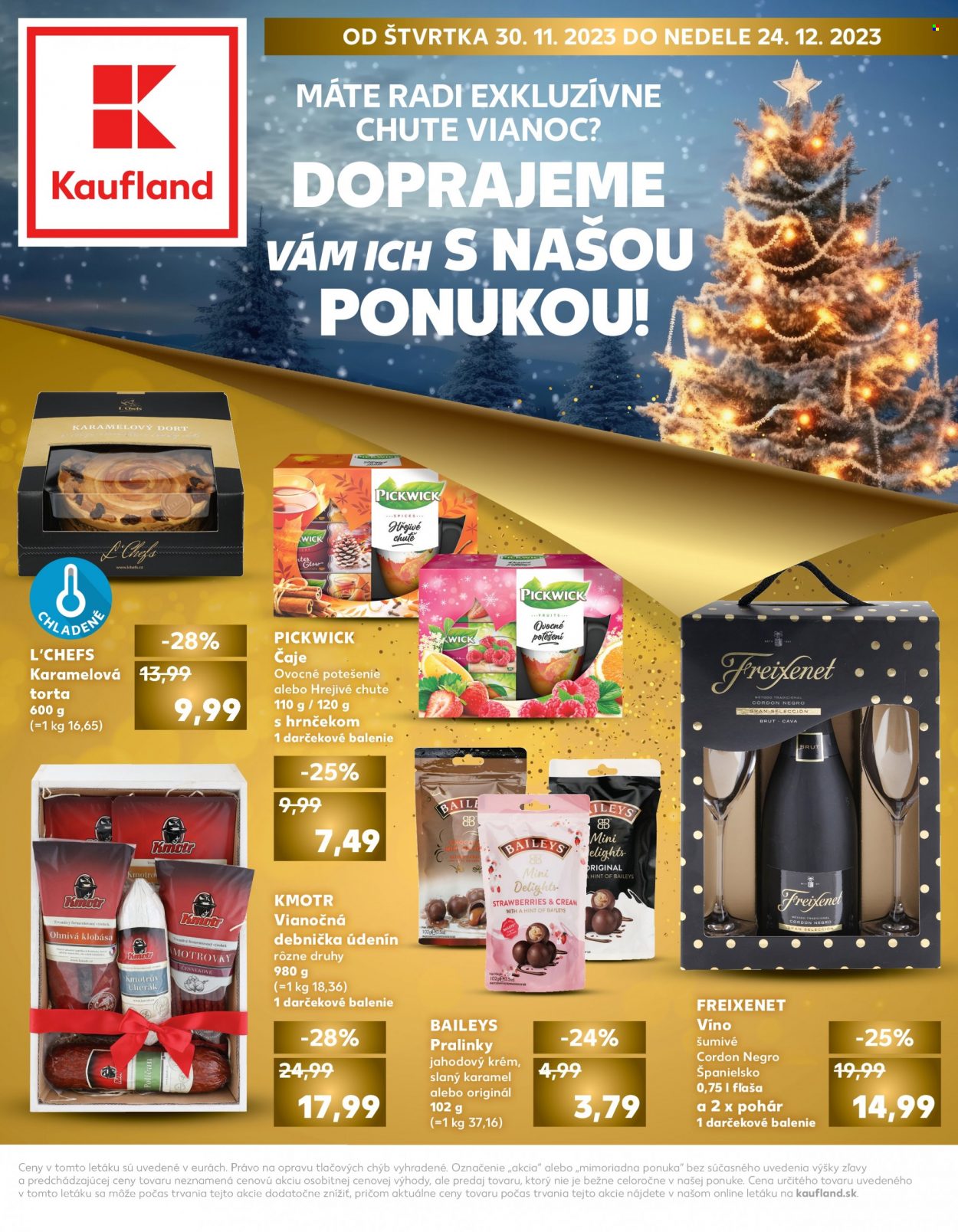 Leták Kaufland - 30.11.2023 - 24.12.2023. Strana 1