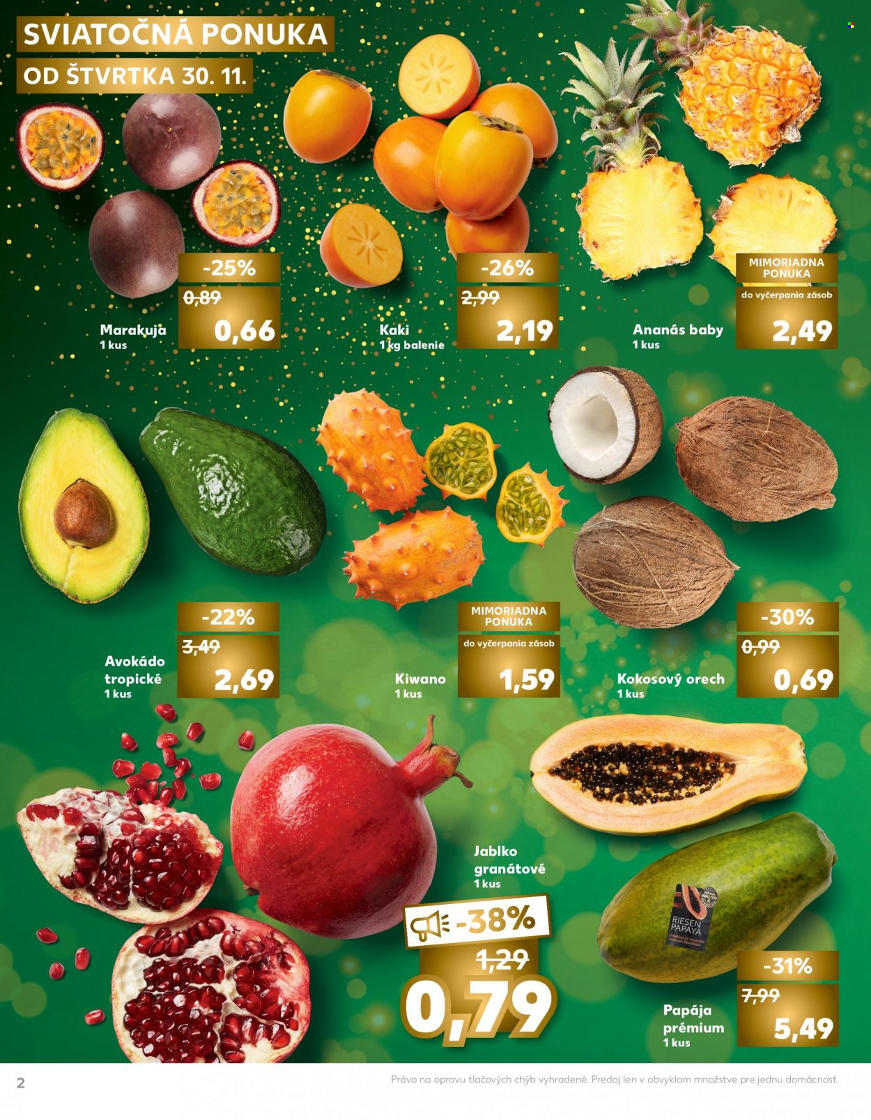 Leták Kaufland - 30.11.2023 - 24.12.2023. Strana 2