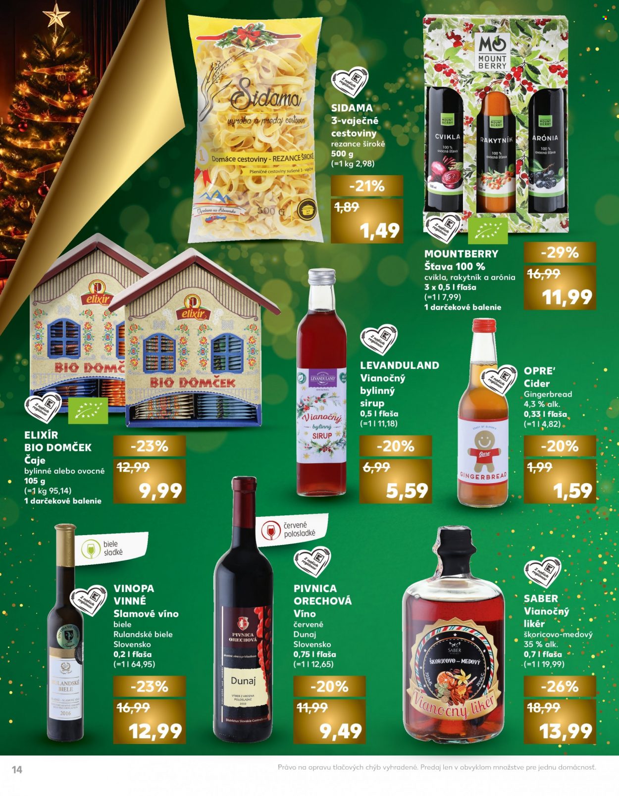 Leták Kaufland - 30.11.2023 - 24.12.2023. Strana 14