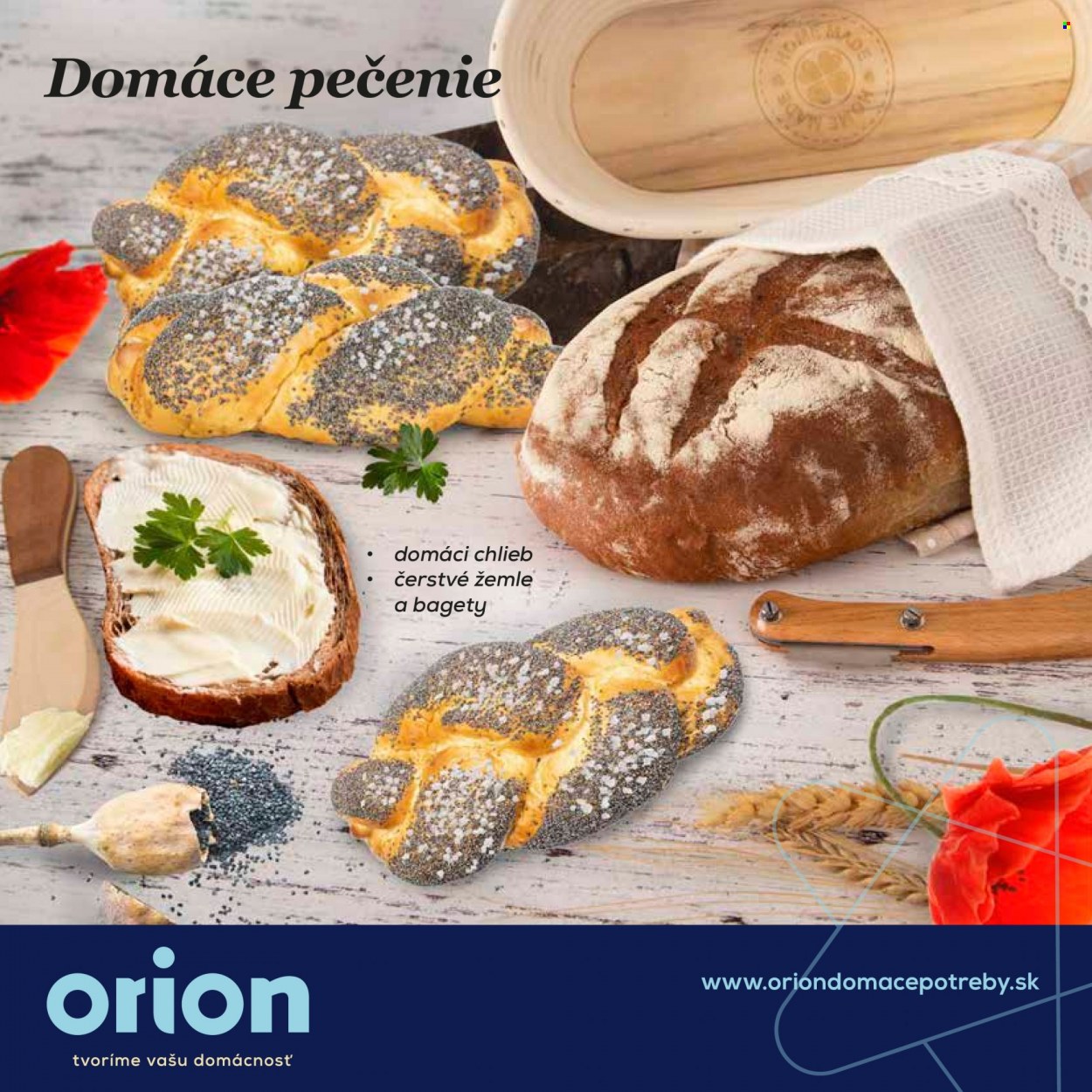 Leták Orion. Strana 1