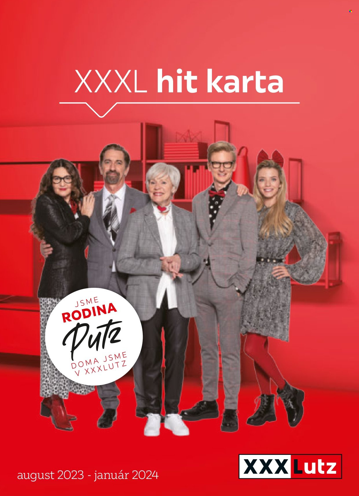Leták XXXLutz - 1.8.2023 - 31.1.2024. Strana 1