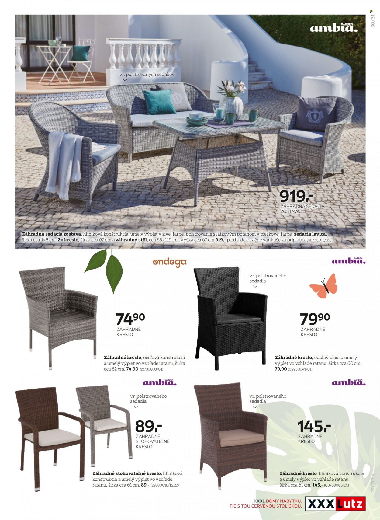 Leták XXXLutz - 3.5.2023 - 1.1.2024. Strana 31