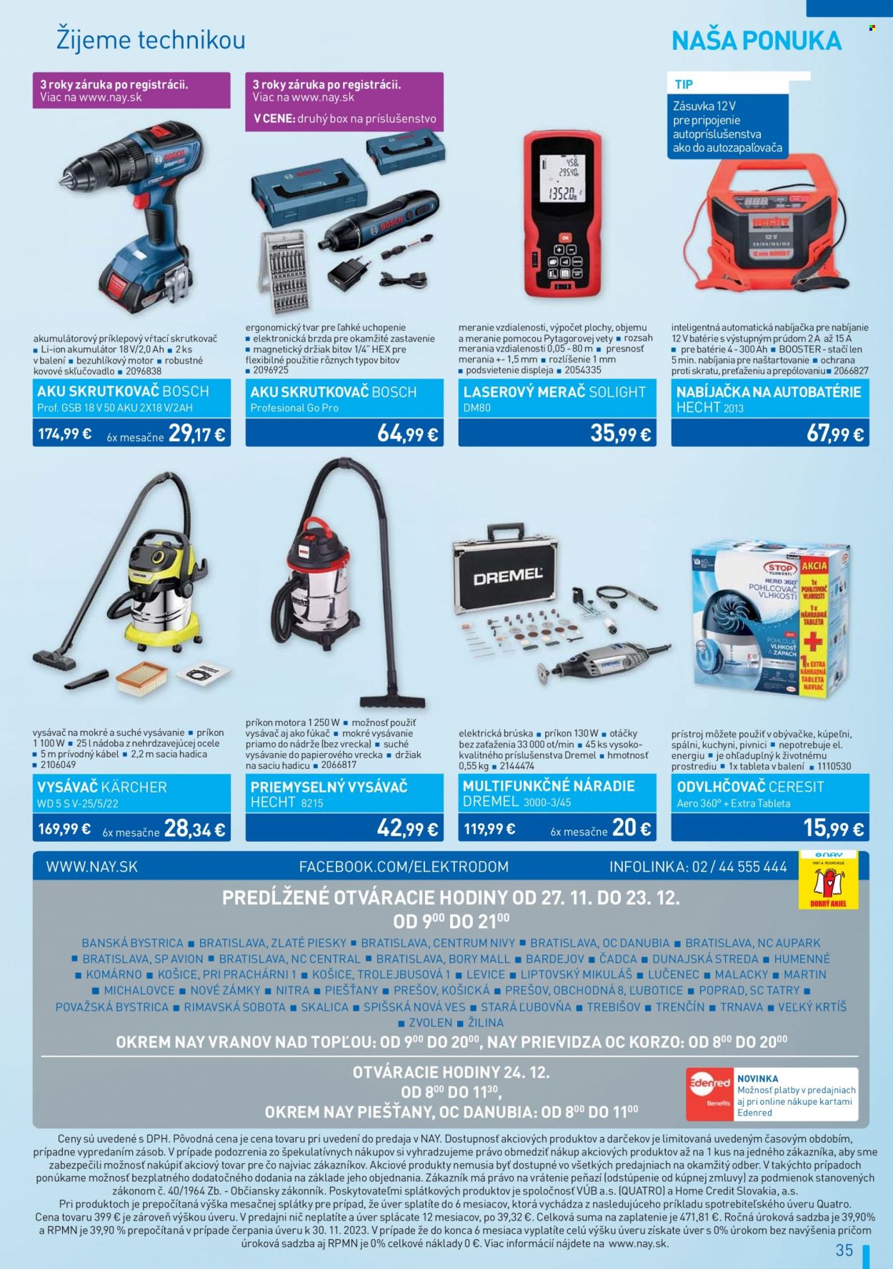 Leták NAY Elektrodom - 30.11.2023 - 24.12.2023. Strana 35