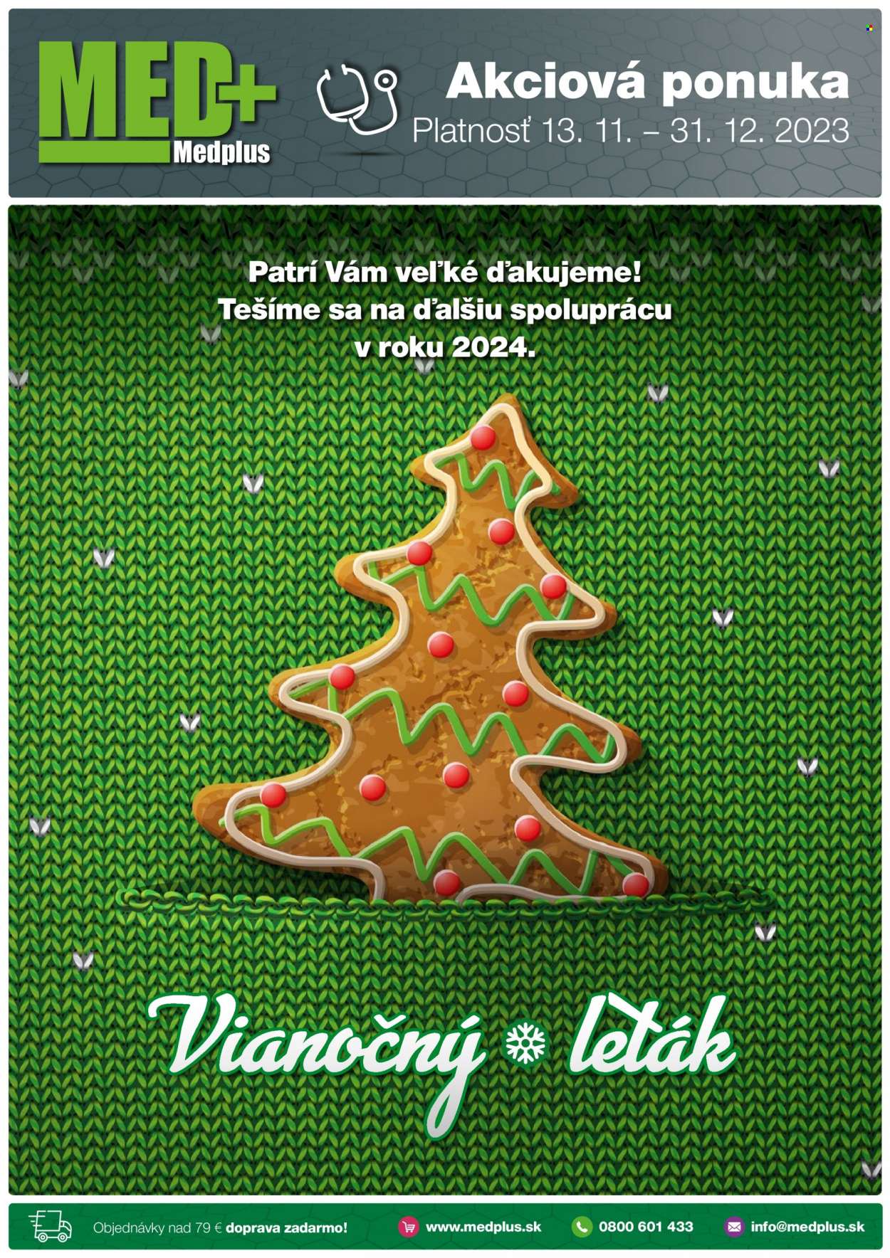 Leták Medplus - 13.11.2023 - 31.12.2023. Strana 1