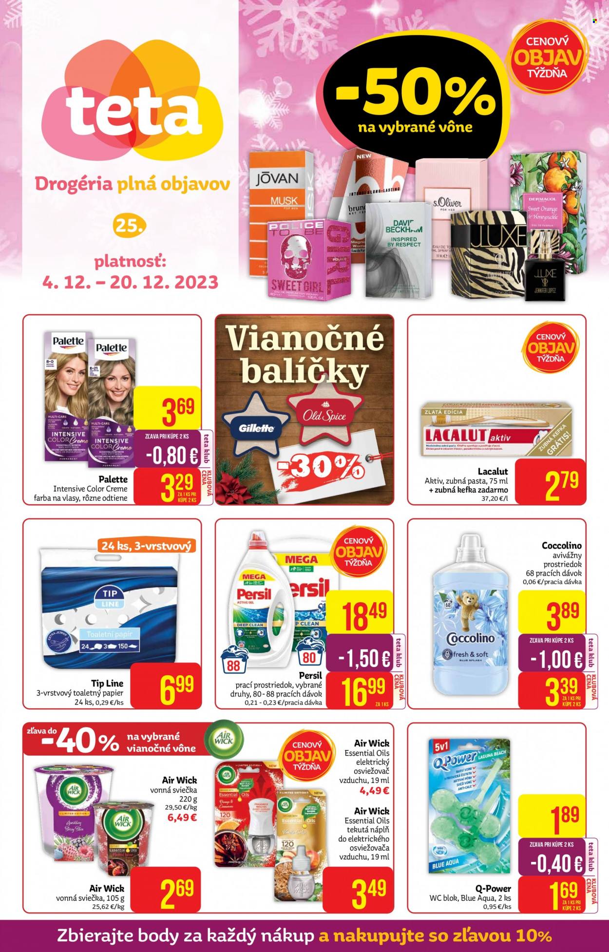 Leták Teta drogerie - 4.12.2023 - 20.12.2023. Strana 1