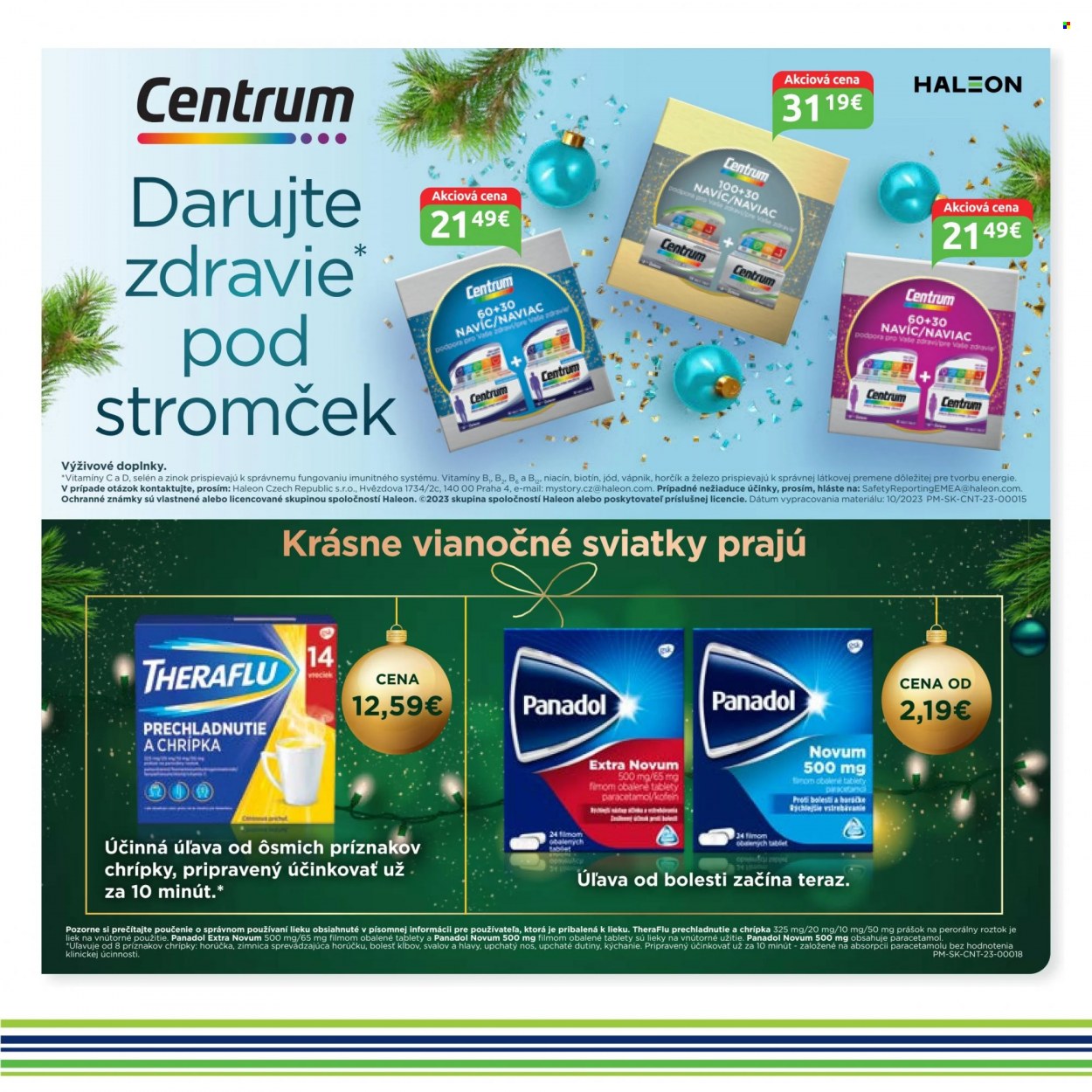 Leták BENU Lekáreň - 1.12.2023 - 31.12.2023. Strana 3