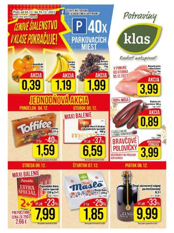 Leták Klas - 4.12.2023 - 10.12.2023.