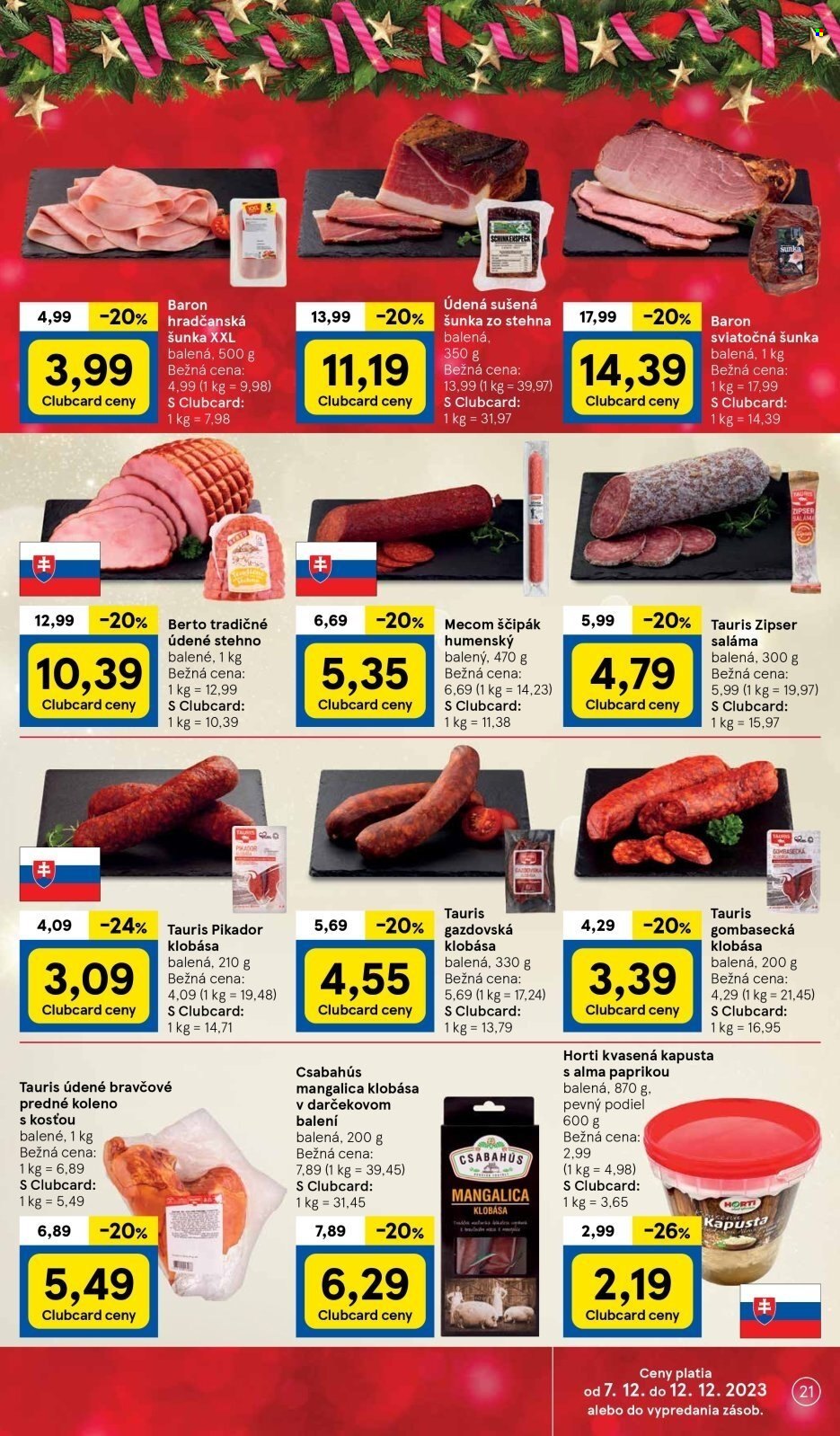 Leták TESCO hypermarket - 7.12.2023 - 12.12.2023. Strana 21