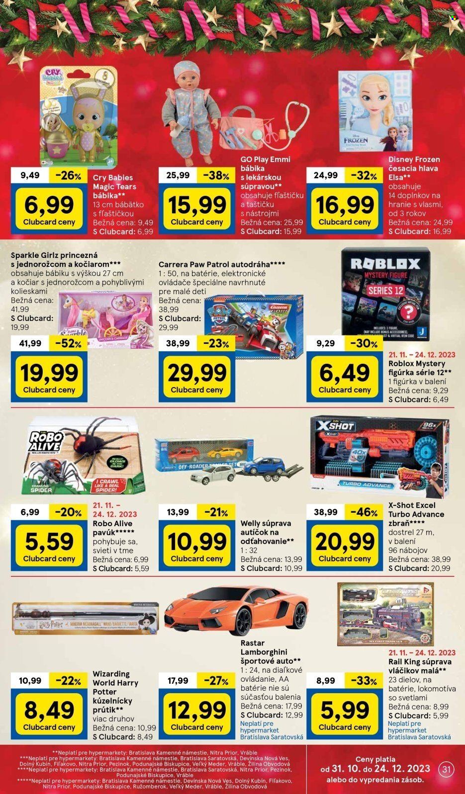 Leták TESCO hypermarket - 7.12.2023 - 12.12.2023. Strana 31