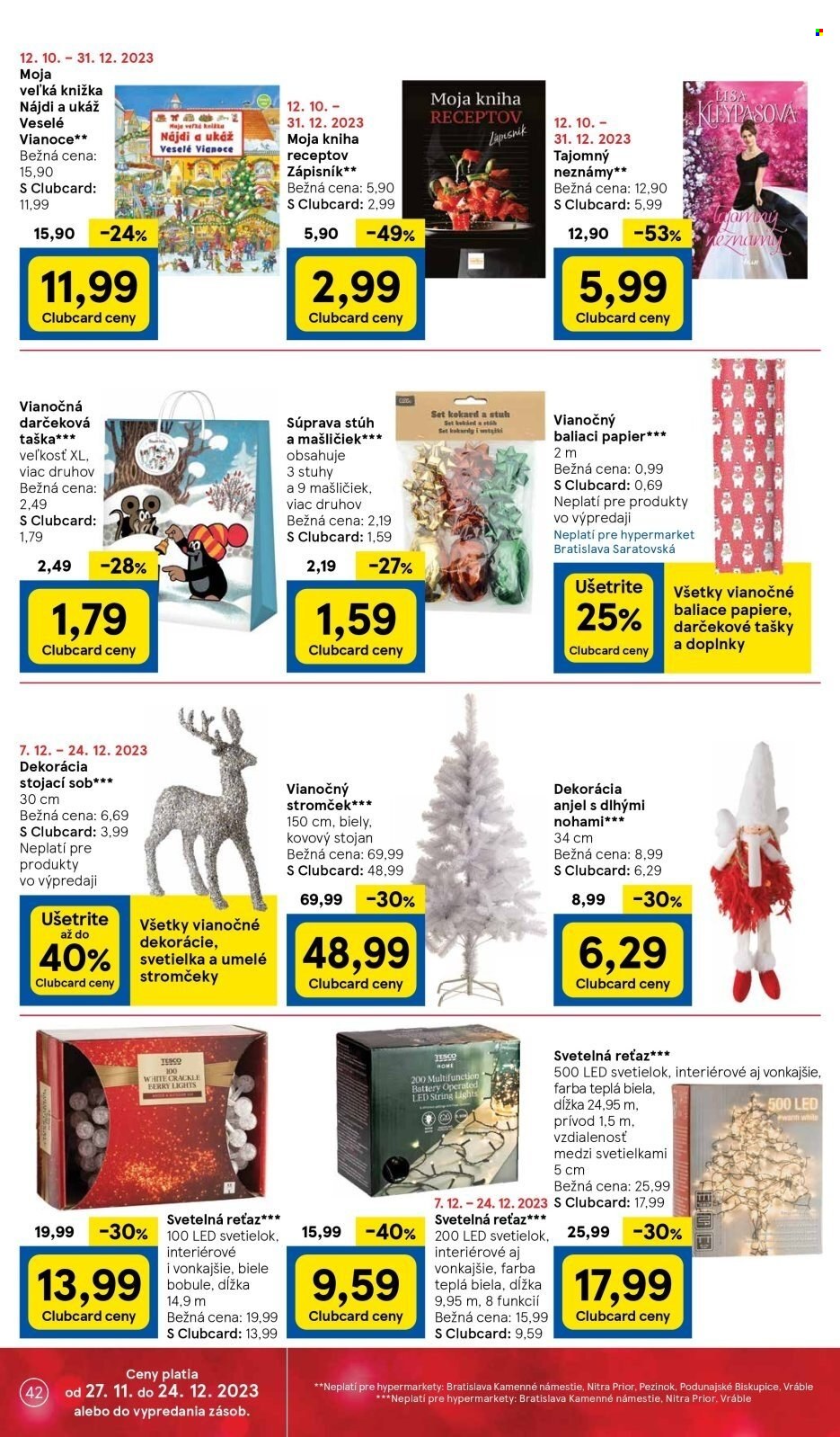 Leták TESCO hypermarket - 7.12.2023 - 12.12.2023. Strana 42