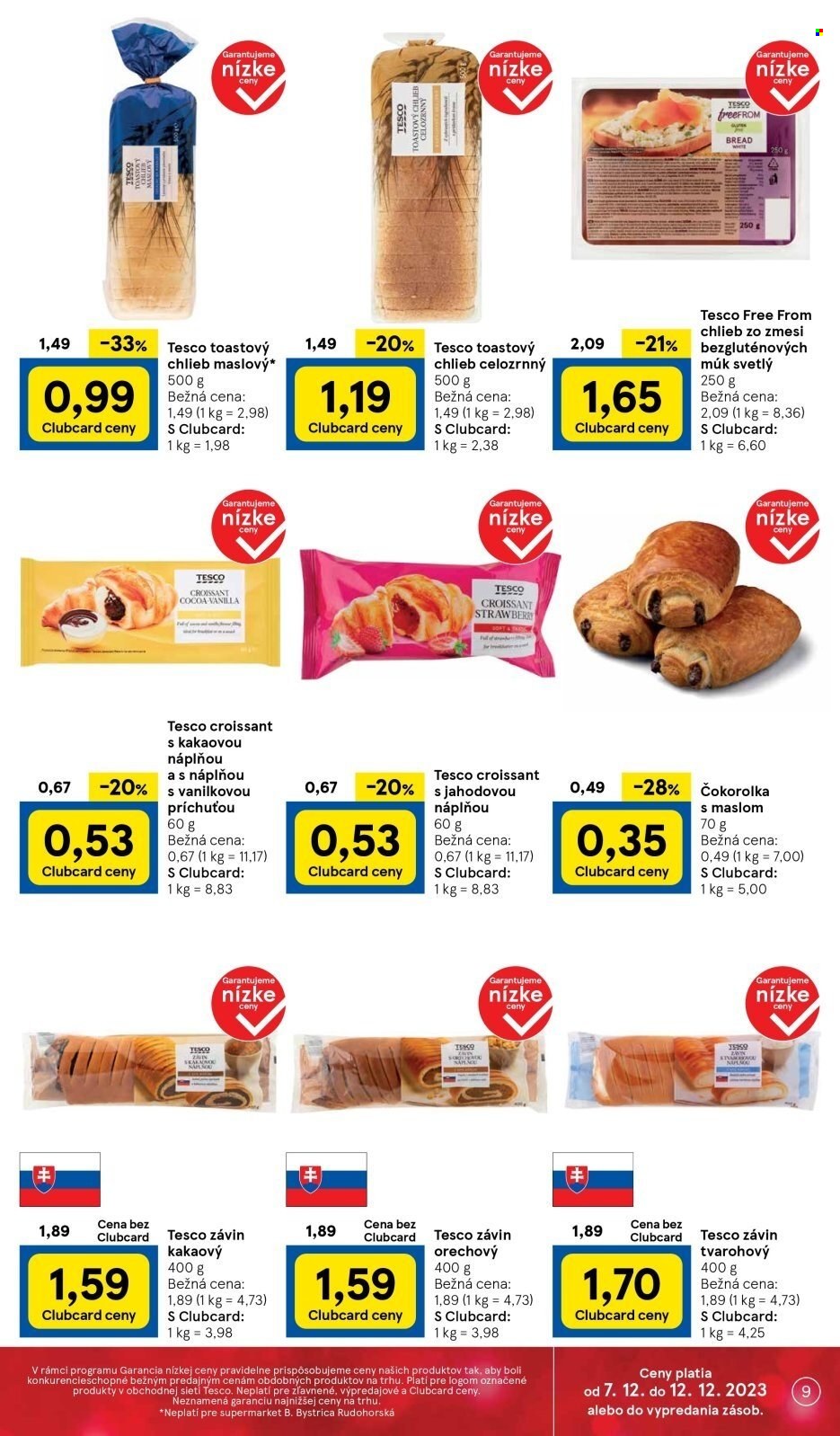 Leták TESCO supermarket - 7.12.2023 - 12.12.2023. Strana 9