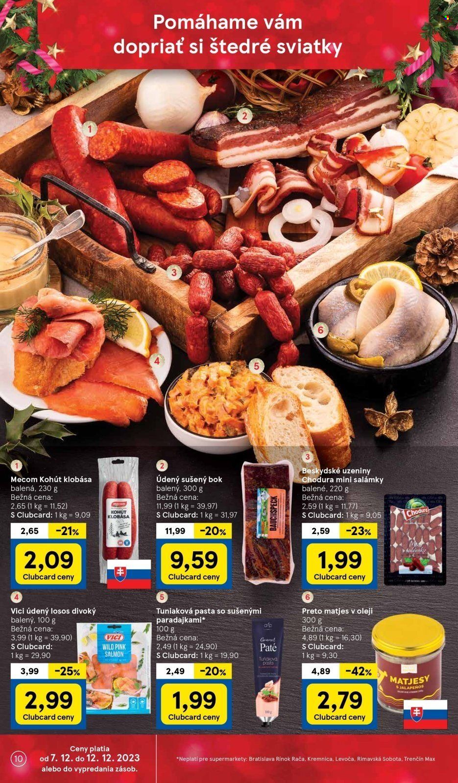 Leták TESCO supermarket - 7.12.2023 - 12.12.2023. Strana 10