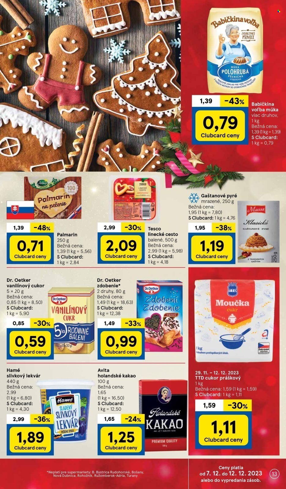 Leták TESCO supermarket - 7.12.2023 - 12.12.2023. Strana 13