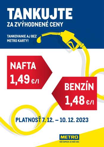 Leták Metro - 7.12.2023 - 10.12.2023.