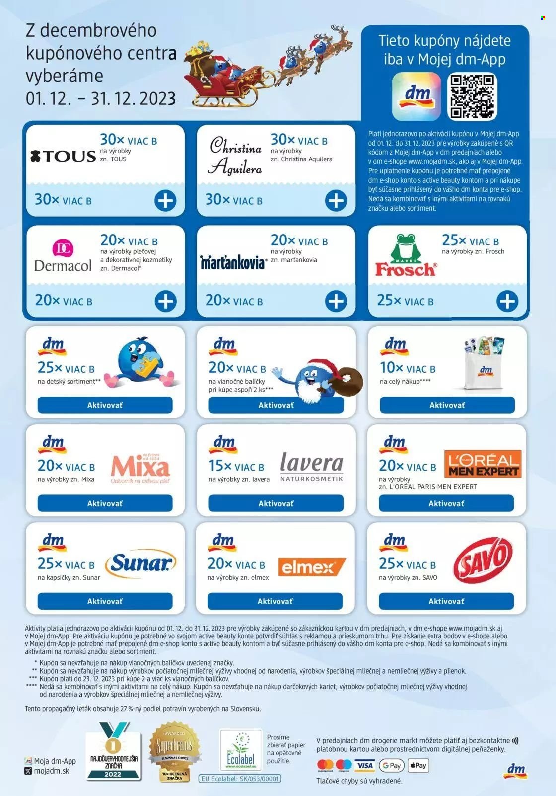 Leták dm drogerie - 1.12.2023 - 31.12.2023. Strana 32