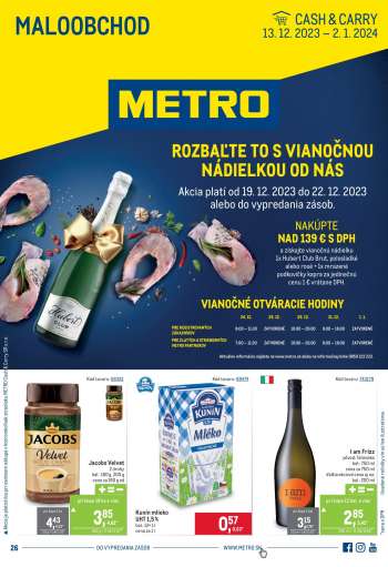 Leták Metro - 13.12.2023 - 2.1.2024.