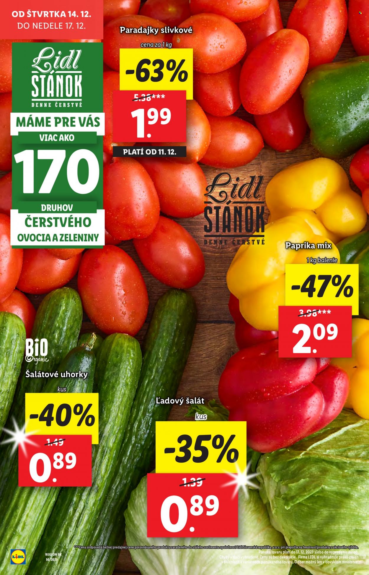 Leták Lidl - 14.12.2023 - 17.12.2023. Strana 6