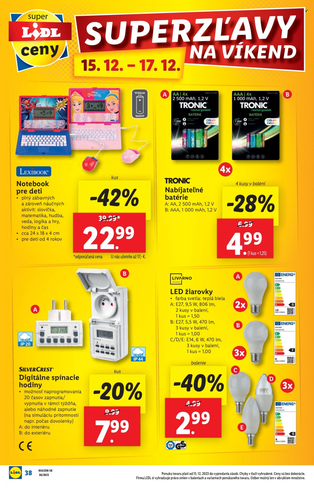 Leták Lidl - 14.12.2023 - 17.12.2023. Strana 42